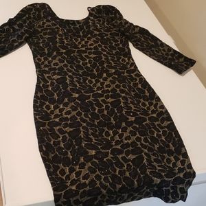 Sparkling leopard dress